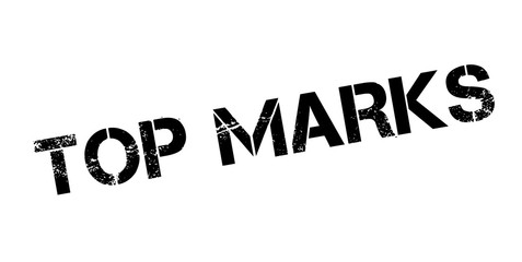 Top Marks rubber stamp. Grunge design with dust scratches. Effects can be easily removed for a clean, crisp look. Color is easily changed.