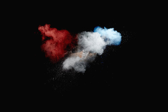 Red, White, and Blue Powder
