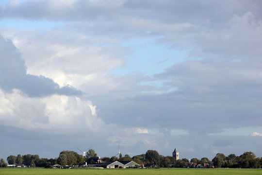 Realistic image of the messy Dutch countryside
