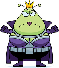 Angry Cartoon Martian Queen © corythoman