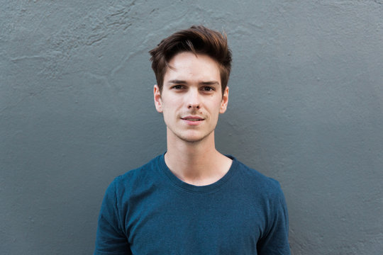 Portrait of a beautiful young man