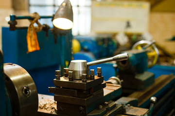 Old metalwork lathe