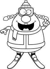 Cartoon Skier Idea