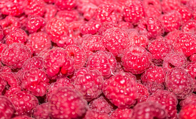 Raspberry as background