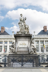 Martyrs Square in Brussels, Belgium