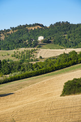 The road to San Leo (Romagna, Italy)