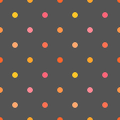 Polka dots colorful pattern