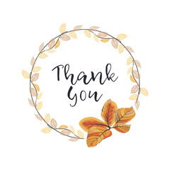 wreath of autumn leaves