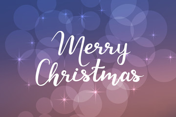 Merry Christmas lettering