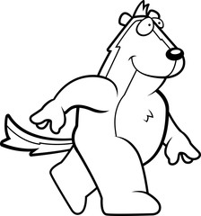 Skunk Walking