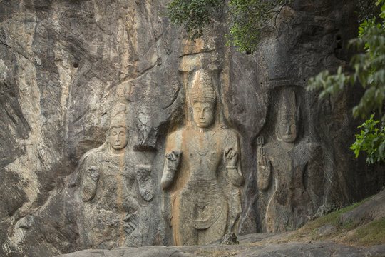 Buduruwagala Rock Carvings