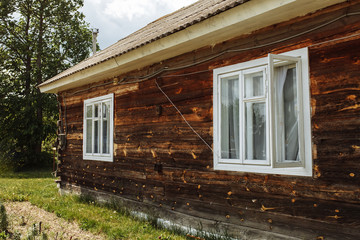 wooden house