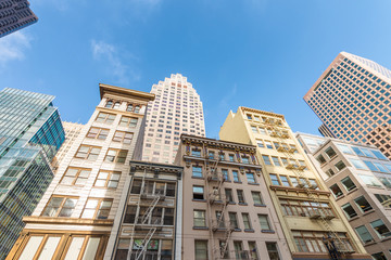 Buildings of San Francisco from street level