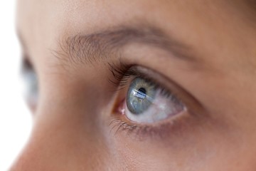 Fototapeta na wymiar Close up of girl's eyes in profile