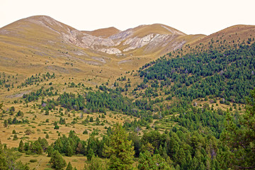 Escape to the Pyrenees from dawn to dusk Set of panoramic images of the Pyrenees from the sunrise to the sunset, where we can appreciate: meadows, mountains, rivers, villages, houses. © JosepIgnasi
