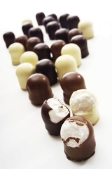 Marshmallows, chocolate marshmallows