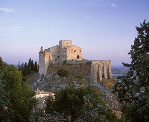 Fototapeta na wymiar Malatesta castle, Verucchio, Marecchia valley, Emilia-Romagna, Italy, Europe