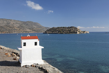 Fototapeta na wymiar Spinalonga island, Plaka, Eastern Crete, Greece, Europe
