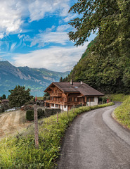 Fototapeta na wymiar Iseltwald, Switzerland