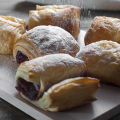fresh puff pastries