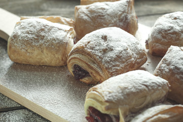fresh puff pastries