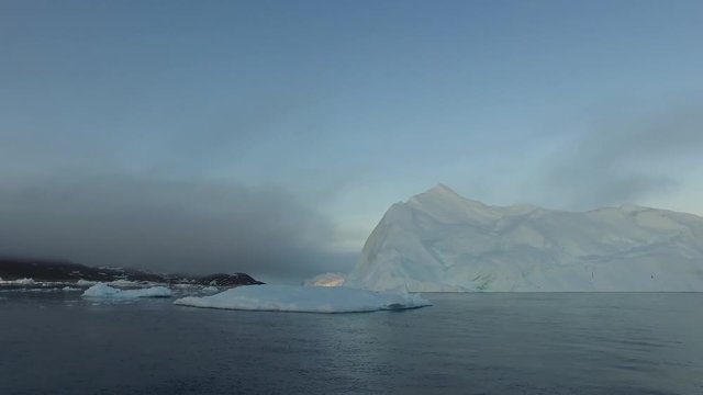 Iceberg on Arctic Ocean in Greenland