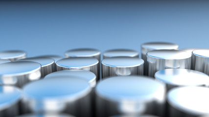 3d cylinder shape modern technology background pattern render