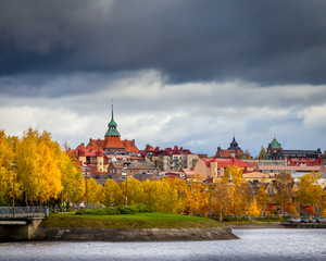 Obraz premium city of Östersund in Sweden 