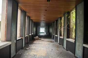 abandoned residence from the communist regime in Bulgaria