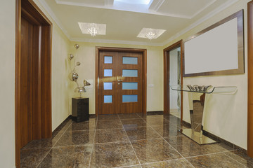 Interior of a vestibule in a private villa