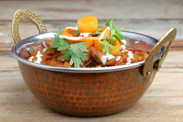 Rajma curry or rajma masala. Indian food curry.