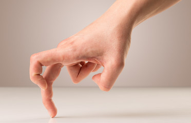 Walking fingers concept