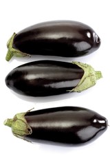 Aubergines, eggplants