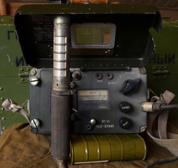 Soviet vintage military geiger counter 
