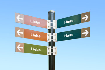 Obraz premium Schild 294 - Liebe