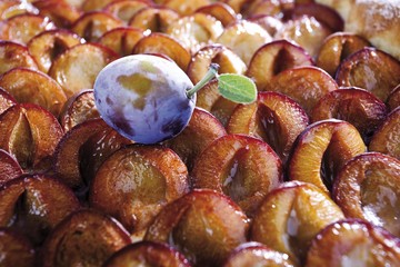 Plum cake, completely filling the image