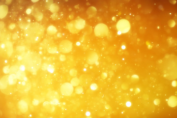 Gold abstract Christmas or New Years background