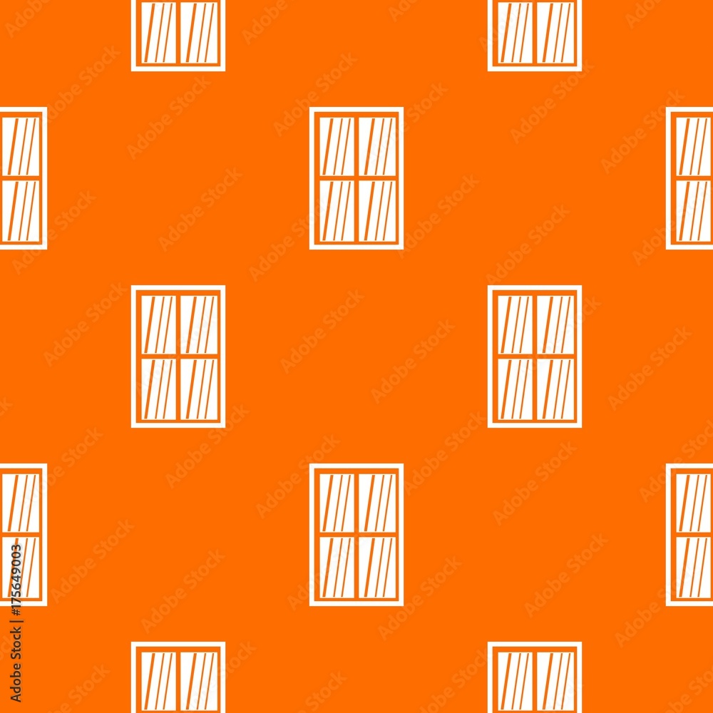 Poster white latticed rectangle window pattern seamless