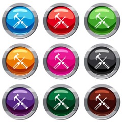 Hammer and screwdriver set 9 collection