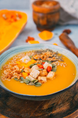 Pumpkin cream soup
