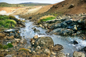 Krajobraz Islandia