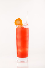 cocktail on the white background