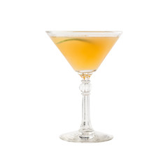cocktail on the white background