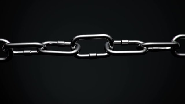 4k Top down version of Metal Chain links going limp then tightened until the weakest link explodes.
Comes with a background and also the Alpha Matte, so you can easily add your own background.