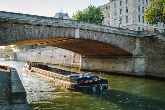 The Seine river and the Petit Pont