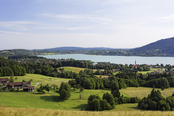 Fototapeta premium Tegernsee lake, Bad Wiessee, Upper Bavaria Germany