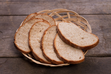 fresh sliced bread, homemade food
