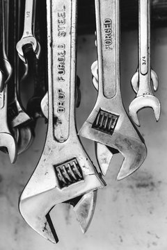 Wrenches Hangin' in The Shop