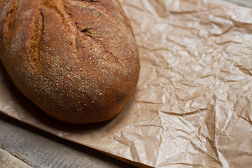 fresh bread on the table