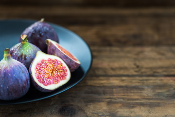 Healthy mediterranean fig fruit
